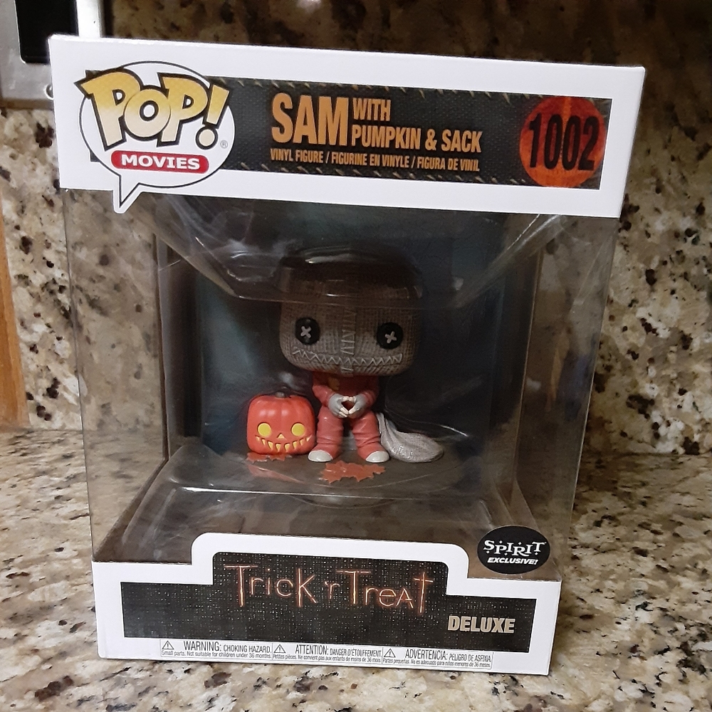 Sam with pumpkin sack Funko pop 1002